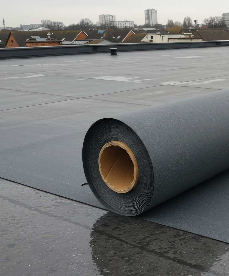 Rooflines of a California residence showing multiple roof sections that require proper waterproofing and drainage